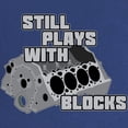 thumbnail image 2 of CafePress - Still Plays With Blocks Maternity Dark T Shirt - Maternity Dark T-Shirt, 2 of 3