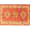 thumbnail image 1 of Ahgly Company Indoor Rectangle Geometric Orange Traditional Area Rugs, 5' x 8', 1 of 1