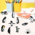 thumbnail image 6 of Fridja Realistic Arctic Penguin Figurines Toy Playset Winter Habitat Adventure Toys Early Educational Toys Cake Decoration Christmas Birthday Party Supplies Decorative Accessory 11PCS, 6 of 9