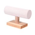thumbnail image 2 of Soporte para pulseras, expositor de joyas, estante de almacenamiento, base de madera, organizador de pulseras para Beige, 2 of 9