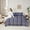 Blue, variant on Feelyou Retro Brown Plaid Twin Bedding Sets 7pcs, Stripes Lines Buffalo Comforter Set