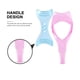thumbnail image 4 of Herramienta de maquillaje para pestañas, aplicador de máscara, protector de pestañas, guía, plantilla de máscara para mujeres y niñas (azul, rosa, 2 unidades), 4 of 5