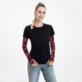 thumbnail image 3 of Lsque Red Line Cooling Arm Sleeves for Men & Women -Compression Sleeves to Cover Arms for Working,Sun Sleeves for UV Protection,Breathable, Moisture-Wicking, 3 of 8