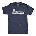 thumbnail image 1 of Mens Be Different Backwards T Shirt Funny Reverse Spelling Unique Special Tee For Guys (Heather Navy - DIFFERENT) - M, 1 of 3