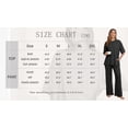 thumbnail image 6 of MINTREUS Lounge Sets for Women Knit Short Sleeve Tops and Long Pants Soft Comfy Pajamas Set Oversized 2 Piece Outfits S-4X, 6 of 8