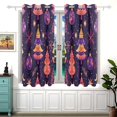 thumbnail image 2 of Trees Snow Christmas Curtain Black Out Thermal Insulation Curtains Aesthetic 54 Inch Length for Bedroom Living Room 2 panels set, 2 of 5