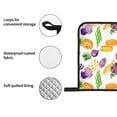 thumbnail image 6 of ZNDUO Oven Mitts and Pot Holders Sets, Watercolor Fruit Abstract Pattern Non-Slip Cooking Oven Mitts, 6 of 8