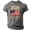 Dark Gray, variant on Men's 250th America Anniversary Shirt 250 Years of Freedom American Flag Patriotic Shirt Casual Short Sleeve Tops