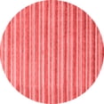 thumbnail image 1 of Ahgly Company Indoor Round Abstract Red Contemporary Area Rugs, 4' Round, 1 of 4