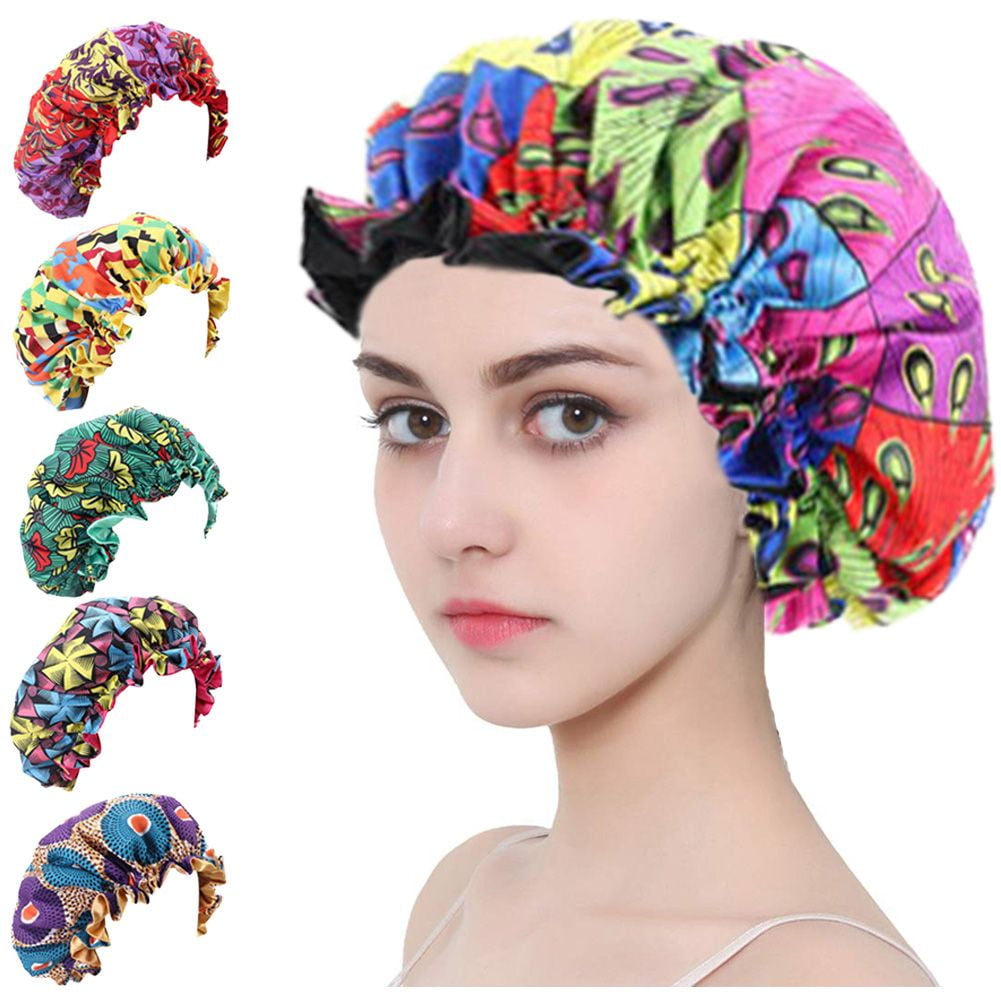 Manunclaims Satin Hair Sleeping Cap for Women Curly Hair, Girls