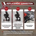 thumbnail image 2 of Lever Pedal 15mm Adjustable Replacement Black 1pcs, 2 of 3