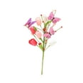 thumbnail image 2 of Ramo de tulipanes de flores artificiales, regalo decorativo con arreglo de mariposas para 1 pieza, 2 of 9