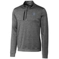thumbnail image 2 of Men's Cutter & Buck Steel Penn State Nittany Lions Vault Big & Tall Stealth Quarter-Zip Pullover Top, 2 of 3