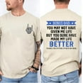 thumbnail image 2 of Bonus Dad You May Not Have Given Me Life T-Shirt – Heartfelt Stepdad Gift, Father’s Day Shirt from Stepkids, Meaningful Bonus Dad Tee, 2 of 7