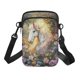 thumbnail image 2 of Bolso Bandolera con Correa de Hombro Ajustable, Ligero, de Poliéster, para Viaje, con Estampado de Caballos, Compartimentos Divididos para Un Almacenamiento Organizado, Uso Diario Informal, Escuela y, 2 of 6