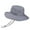 02_Grey, variant on Lroveb Women Men Bucket Hats Mens Solid Shade Hat Foldable Fishing Mountaineering Outdoor Sun Hat