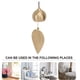 thumbnail image 4 of Campana colgante de metal con forma de hoja que cae, decoración para exteriores, sonido claro, colgante para balcón, porche, interior, 4 of 7