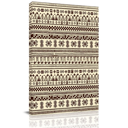 Vintage Geometric Canvas Wall Art for Living Room Traditional Beige Background Abstract Wall Decor Framed Artwork Pictures Ready to Hang for Bedroom Office Home Decor