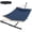 Navy Blue, variant on Modern Hammock with Stand for Outside Portable, Camping Hammock with Stable Anti-Tipping Structure, Hand-Woven Durable Ropes, Rope Hammock for Backyards, Beaches, Poolsides, Parks, Campsites, Navy Bl