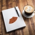 thumbnail image 2 of 3Pcs Paper Corner Protector Leather Page Marker Book Paper Bookmark Leather Page Clip, 2 of 9