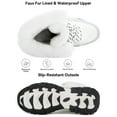 thumbnail image 6 of Stepedia Women's Snow Boots Insulated Waterproof Winter Boots for Women Warm Fur Faux Booties, White, 6 of 8