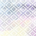 thumbnail image 2 of Kimberly, Allen 26x26 Black Ornate Wood Framed with Double Matting Museum Art Print Titled - Watercolor Pattern 1, 2 of 4