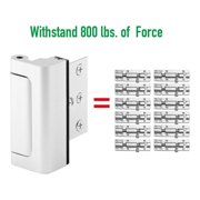 Ywmsfl Home Security Door Lock Aluminum Alloy Door Reinforcement Lock Flip High Night Lock Childproof Door Security Device
