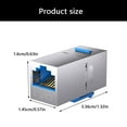 thumbnail image 3 of 10Gbps Shielded RJ45 Coupler for Networking Panel Extension, High-Speed Data Transfer, 3 of 8