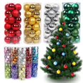 thumbnail image 2 of Christmas Tree Balls 42pcs 6cm 3cm Big Christmas Ball Multicolor Ball Decorations Christmas Tree Ornaments, 2 of 5