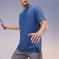thumbnail image 5 of Betivan Men's Polo Shirt Solid-Color Performance Patchwork Raglan Sleeve Button Zip Pocket Short Sleeve Top Summer Spring Casual Sporty Regular Outdoor Running Training Daily, 5 of 6