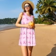 thumbnail image 3 of Haiem Breast Cancer Awareness 1 for Women’s Summer Dresses – Casual Sleeveless Tank Loose Sundress, Lightweight Beach Dress, 3 of 7