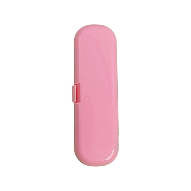 Caja De Cepillo De Dientes Eléctrico Caja de cepillo de dientes eléctrico Caja de viaje a prueba de polvo Caja de soporte de cepillo de dientes (Rosa) Sywqhk Libre de BPA