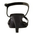 thumbnail image 3 of Ellie Shoes E-305-Juliet 3 inch Heel Womans Sandal Black Patent / 5, 3 of 8