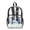 Blue Butterfly Flower, variant on ZIATUBLES Clear Backpack, Heavy Duty Fabric & PVC Transparent Bookbag with Cow Sunflower Leopard Bow Print, Large Capacity See Through Backpack for School College Work Travel Security