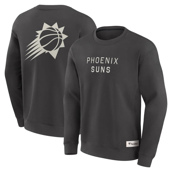 Men's Fanatics Gray Phoenix Suns Elements Future Ground Lettering Pullover Sweatshirt