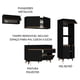 thumbnail image 4 of Madesa Gabinete de Cocina Completa Integral 260 cm Reims Negro 08, 4 of 10