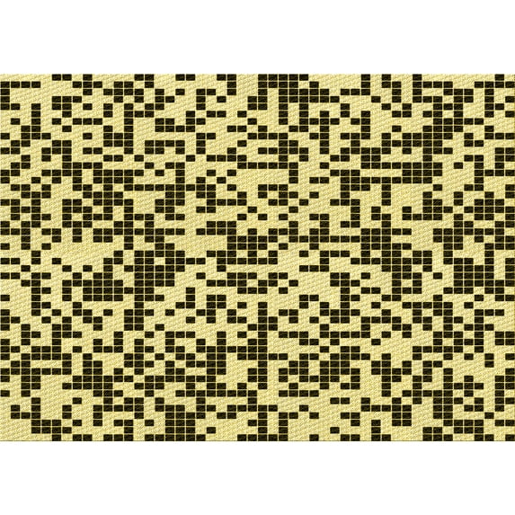 Ahgly Company Indoor Rectangle Patterned Milk Chocolate Brown Area Rugs, 3' x 5'