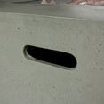 thumbnail image 4 of Kosynda Table à Feu Carré de 50 000 BTU, Foyers au Propane, Table d'Appoint de Rangement pour Réservoir de Gaz, Gris Pâle (Couvre-Réservoir Non Inclus), 4 of 10