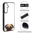 thumbnail image 2 of WIRESTER Shockproof Soft Rubber Cover Case for Samsung Galaxy S25 6.2" 2025, Animal Pug Puppy Dog, 2 of 5