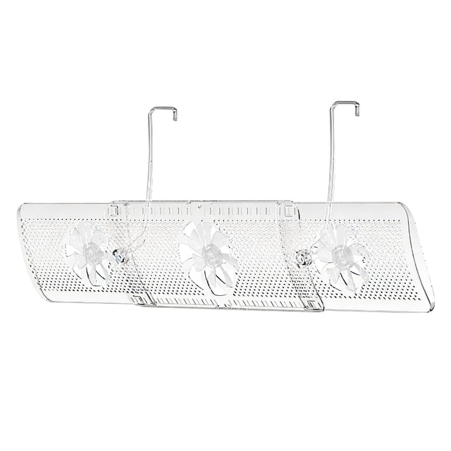 SIfdSeng Adjustable Air Conditioner Wind Deflector Stretchable AC Vent Cover Direct Blow Cool Air for Home