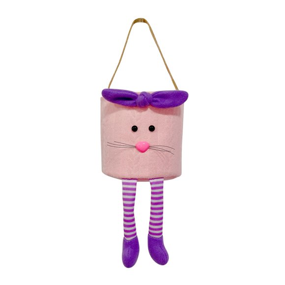 Bolsa grande De Pascua Yuyangstore Cesta De huevos De Pascua con cubos De conejo