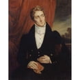 thumbnail image 2 of Alexandre Marie Colin 12x14 Black Ornate Wood Framed Double Matted Museum Art Print Titled: Portrait of Jean-Georges Farcy (1800-1830), Literator. (1829), 2 of 5