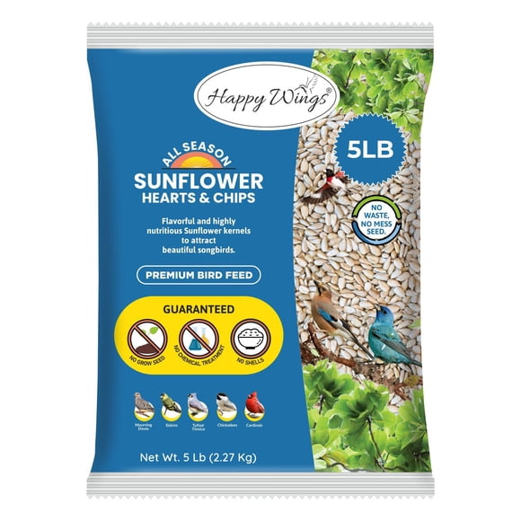 Alimento para aves Happy Wings Corazones y trozos de girasol 2,5 kg
