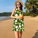 thumbnail image 3 of Disketp Green Fruit para Vestido sin Mangas para Mujeres, Vestidos de Verano para Mujeres, Casual y Holgado para la Playa, 3 of 7