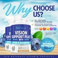 thumbnail image 2 of Bio Naturals Eye Vitamin Supplement with Lutein, Zeaxanthin, Lycopene, Bilberry, Quercetin & More - All Natural Proprietary Blend Supports Vision & Macular Health - 60 Veggie Capsules, 2 of 4