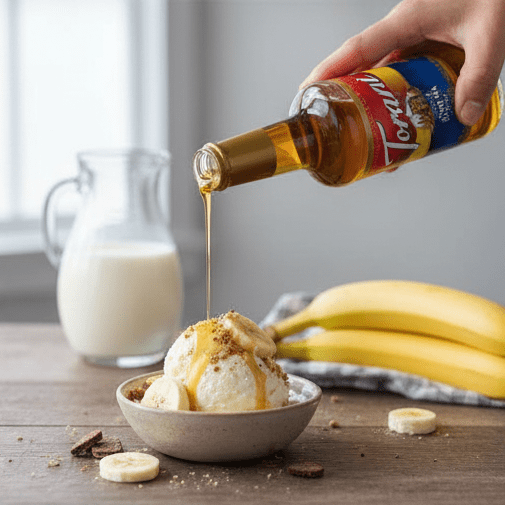 Torani Crème de Banana Syrup cs 12/750 ml