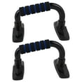 thumbnail image 1 of STRANDCHIC 2Pack Portable Fitness Equipment PVC Blue Push-up Bracket for Balanced Training, 1 of 5