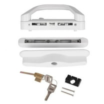 Sliding Patio Door Handle Set with Mortise Lock and Key Cylinder Easy to Use