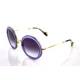 thumbnail image 5 of RARE New MIU MIU Transparent Violet Gold Round Womens Sunglasses SMU 50Q TIF-4W1, 5 of 6