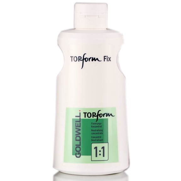 33.8 oz , Goldwell Topform Wave Fixation 1:1, hair scalp beauty - Pack of 1 w/ Sleek 3-in-1 Comb/Brush
